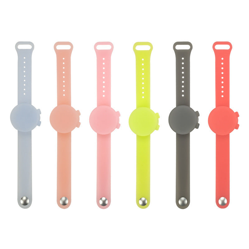 HKM-115731 Silicone Wristband Hand Sanitizer Dispenser Bracelet - Leak-Proof, Waterproof, Travel-Friendly