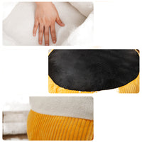 HKM-1157693 Cozy Circular Cat Sofa Bed for Kittens and Puppies - Durable Washable Pet Nest