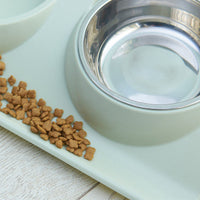 HKM-1157821 Stainless Steel Double Pet Bowl - Safe, Durable and Easy to Clean