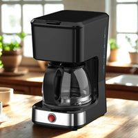 HKM-115795 5-Cup Drip Coffee Maker with Clear Water Level and Non-Stick Warming Plate
