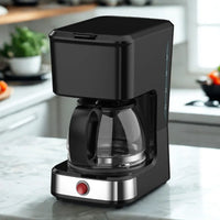 HKM-115795 5-Cup Drip Coffee Maker with Clear Water Level and Non-Stick Warming Plate