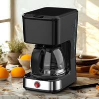 HKM-115795 5-Cup Drip Coffee Maker with Clear Water Level and Non-Stick Warming Plate