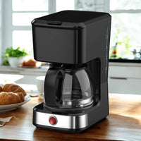 HKM-115795 5-Cup Drip Coffee Maker with Clear Water Level and Non-Stick Warming Plate