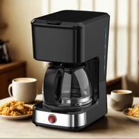 HKM-115795 5-Cup Drip Coffee Maker with Clear Water Level and Non-Stick Warming Plate