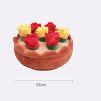 HKM-1158461 Tulip Suit Plush Hide Food Pet Toy for Interactive Play