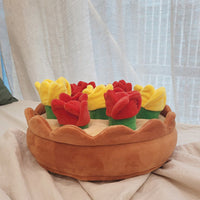 HKM-1158461 Tulip Suit Plush Hide Food Pet Toy for Interactive Play