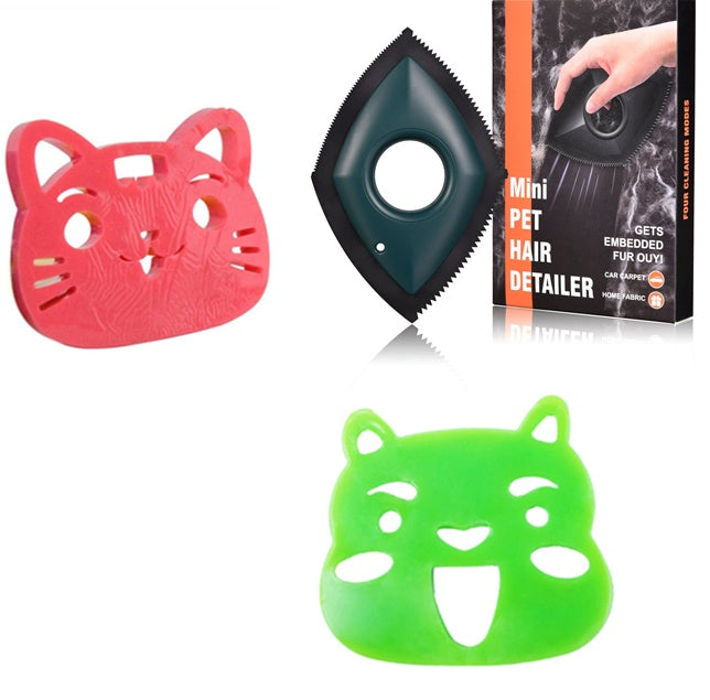 HKM-1159229 Pet Hair Lint Collector and Remover for Laundry - Reusable PU Soft Rubber Catcher