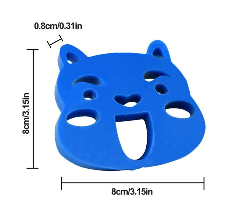 HKM-1159229 Pet Hair Lint Collector and Remover for Laundry - Reusable PU Soft Rubber Catcher