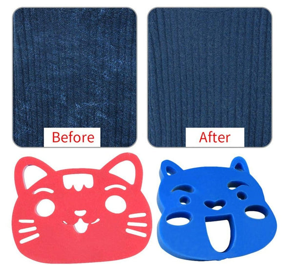 HKM-1159229 Pet Hair Lint Collector and Remover for Laundry - Reusable PU Soft Rubber Catcher