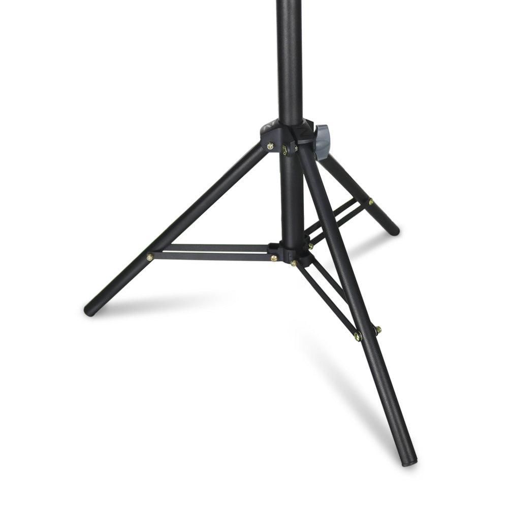 HKM-115923 Adjustable Mobile Phone Tripod Stand for Smartphones and Cameras with Clip, Iron and Plastic Design, 600-1700 mm Height Range, 20 kg Capacity
