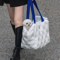 HKM-1159869 One Shoulder Medium-Sized Pet Carrier Bag for Winter Warmth