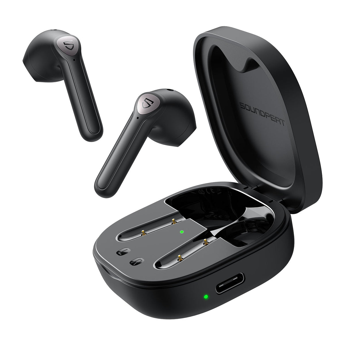 HKM-116115 TrueAir2 Wireless Bluetooth Headset with AptX Binaural Sound, Noise Cancellation, Long Battery Life, Semi-In-Ear Design