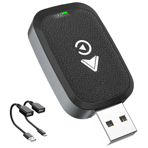 HKM-116115 Wireless Carplay and Android Auto Multimedia Adapter for USB Connectivity in Vehicles
