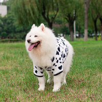 HKM-1161789 Cow Print Dog Transformation Dress for Big Dogs - Sizes 3XL to 9XL