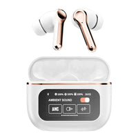 HKM-116371 Wireless Bluetooth In-Ear Headphones with ANC, LED Battery Indicator, and Low Latency for Comfort and Extended Use
