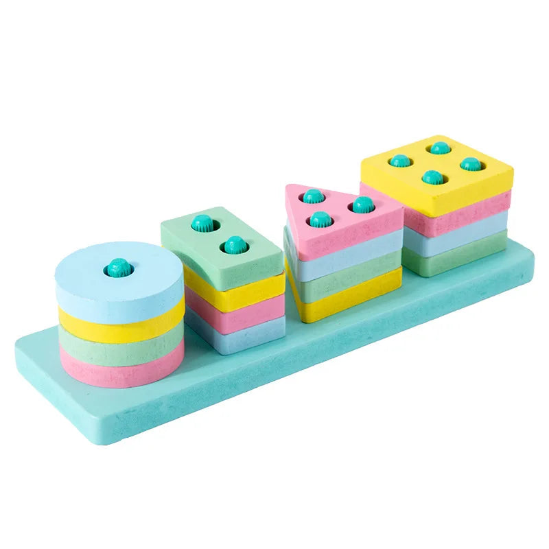 HKM-116499 Montessori Wooden Educational Toys for Kids - Early Learning Developmental Playset