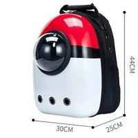 HKM-1165629 Transparent Portable Pet Space Capsule Backpack with Ventilation and Extendable View