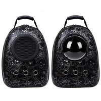 HKM-1165629 Transparent Portable Pet Space Capsule Backpack with Ventilation and Extendable View