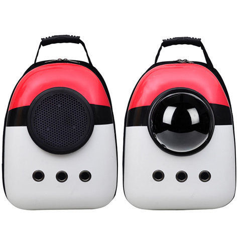 HKM-1165629 Transparent Portable Pet Space Capsule Backpack with Ventilation and Extendable View