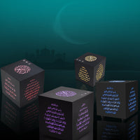 HKM-116691 Koran Square Bluetooth Speaker with Touch Light and Remote Control, 2000mAh Battery, 8GB Storage, Dustproof and Fall-Proof