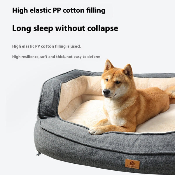 HKM-1167421 Fashionable Removable and Washable Dog Bed in Multiple Colors and Sizes
