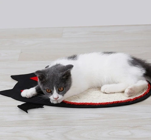 HKM-1169341 Durable Cat Scratching Board with Bat Sisal Pad - 30 x 38 cm