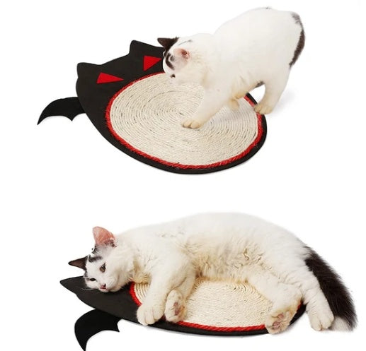 HKM-1169341 Durable Cat Scratching Board with Bat Sisal Pad - 30 x 38 cm