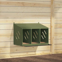 HKM-1170749 Olive Green Chicken Nesting Box with 3 Compartments for Comfortable Egg Laying