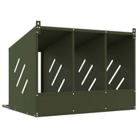 HKM-1170749 Olive Green Chicken Nesting Box with 3 Compartments for Comfortable Egg Laying