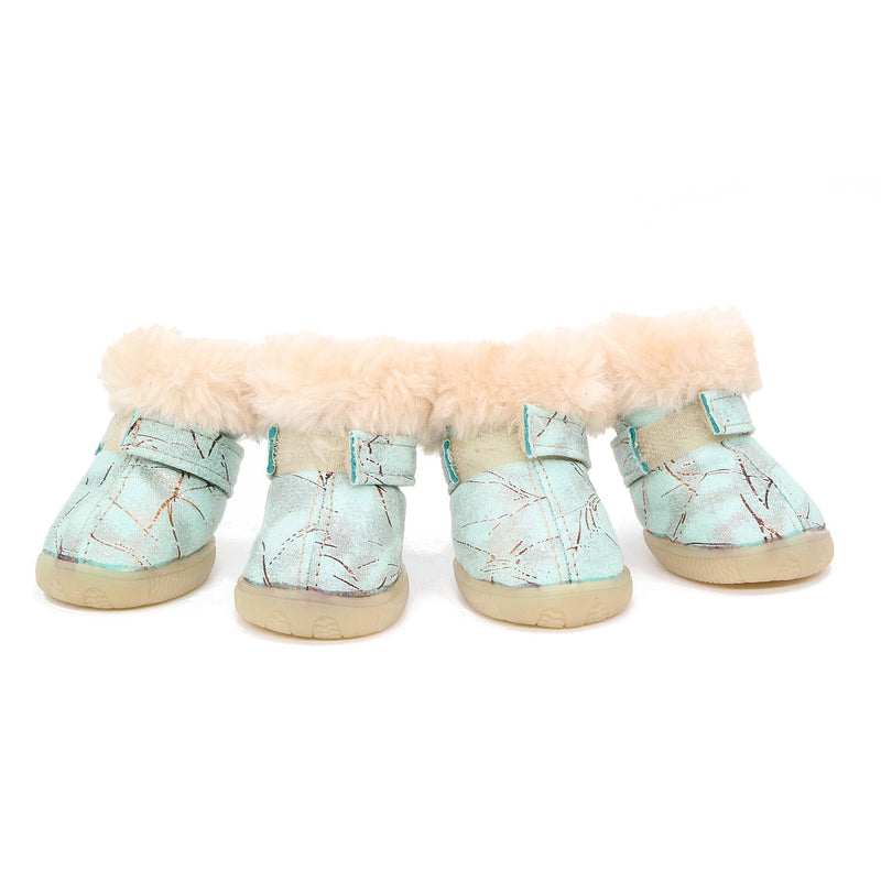 HKM-117075 Puppy Dog Winter Cotton Shoes – Non-Slip, Warm and Wear-Resistant in Various Colors