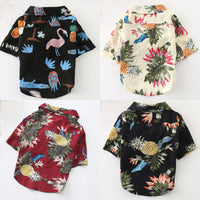 HKM-1171517 Stylish Pet Shirt in Wine Red, Black, and White Patterns - Multiple Sizes Available