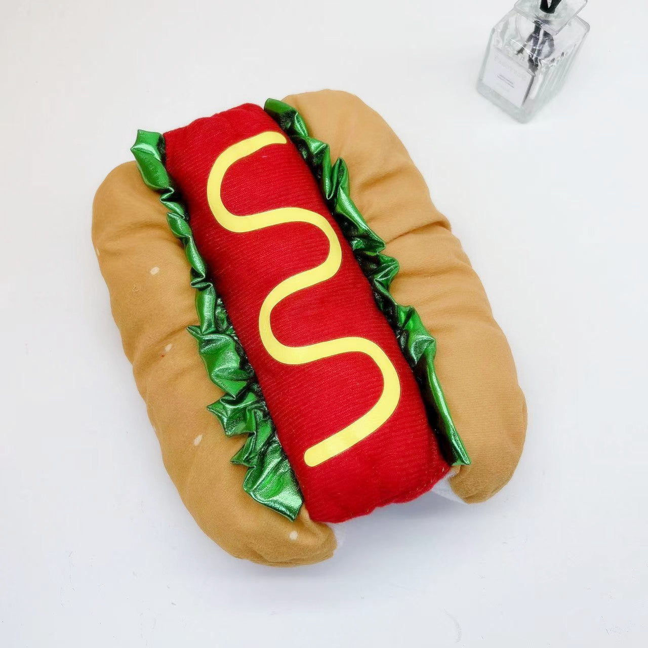 HKM-1174717 Cozy Hamburger Costume for Pets - Warm Carnival Dress Up for Dogs and Cats