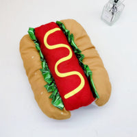 HKM-1174717 Cozy Hamburger Costume for Pets - Warm Carnival Dress Up for Dogs and Cats