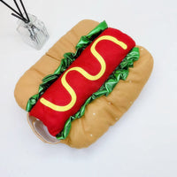 HKM-1174717 Cozy Hamburger Costume for Pets - Warm Carnival Dress Up for Dogs and Cats