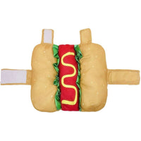 HKM-1174717 Cozy Hamburger Costume for Pets - Warm Carnival Dress Up for Dogs and Cats