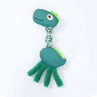 HKM-1175741 Animal Shape Large Dog Nibbling Toy - Crocodile, Elephant, Giraffe, Dinosaur, Calf, Fox