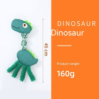 HKM-1175741 Animal Shape Large Dog Nibbling Toy - Crocodile, Elephant, Giraffe, Dinosaur, Calf, Fox