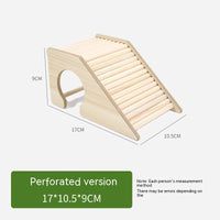 HKM-1176381 Wooden Hamster Bridge Ladder with Arch Design for Pet Decoration