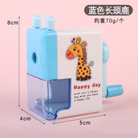 HKM-117651 Cartoon Hand Cranked Pencil Sharpener for Students - Durable, Fun, and Functional Stationery