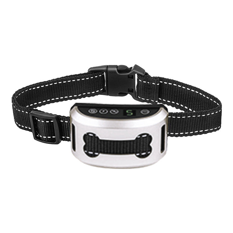 HKM-1176893 Rechargeable Dog Training Collar with Shock and Vibration Features - Fashionable Simple Design in Multiple Colors