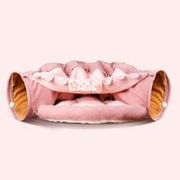 HKM-1178941 Durable Washable Collapsible Cat Tunnel - 45 x 50 x 22 cm Kitty Play Space