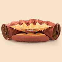 HKM-1178941 Durable Washable Collapsible Cat Tunnel - 45 x 50 x 22 cm Kitty Play Space