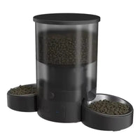 HKM-117971 Smart Automatic Pet Feeder with Double Bowls and APP Control for Dogs and Cats