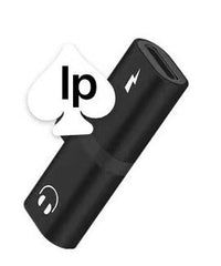 HKM-118035 Dual Function Audio Adapter for iPhone - Charges and Plays Music Simultaneously, Compatible with Models 7, 8, X, 11, 12
