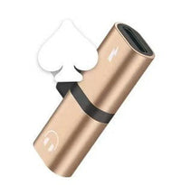 HKM-118035 Dual Function Audio Adapter for iPhone - Charges and Plays Music Simultaneously, Compatible with Models 7, 8, X, 11, 12