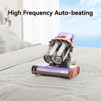 HKM-118099 Wireless Mini Vacuum Cleaner with 20kPa Strong Suction and UV-C Technology for Allergy and Mite Elimination, Ideal for Beds, Sofas, and Cars
