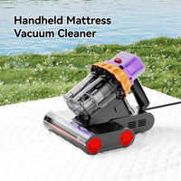 HKM-118099 Wireless Mini Vacuum Cleaner with 20kPa Strong Suction and UV-C Technology for Allergy and Mite Elimination, Ideal for Beds, Sofas, and Cars