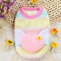 HKM-1181245 Charming Mini Dress for Small Pets in Coral Velvet - Various Designs Available