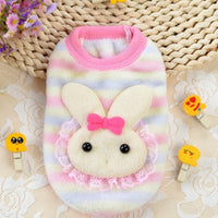 HKM-1181245 Charming Mini Dress for Small Pets in Coral Velvet - Various Designs Available