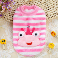 HKM-1181245 Charming Mini Dress for Small Pets in Coral Velvet - Various Designs Available